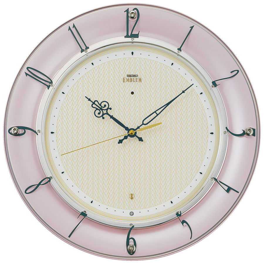 SEIKO 掛け時計、壁掛け時計（色：ピンク系）｜インテリア時計｜家具