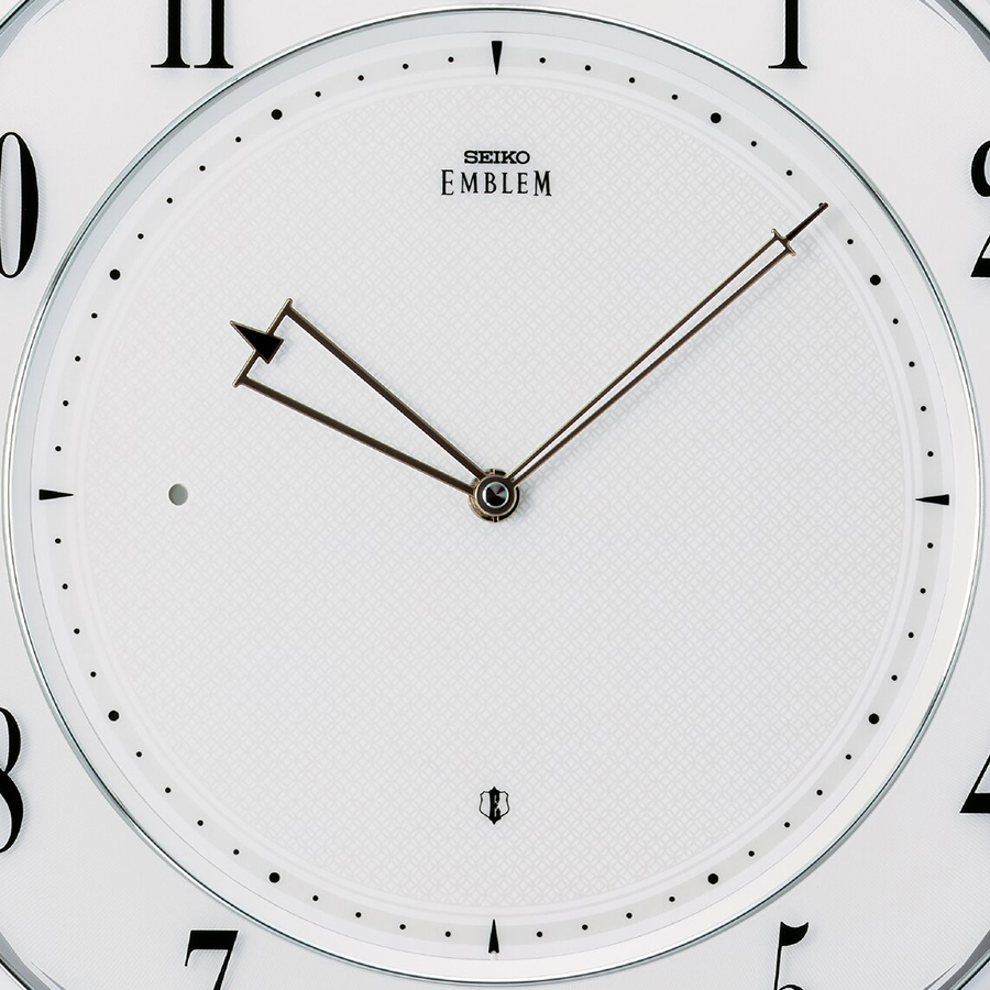 SEIKO（セイコー） エムブレム 電波 掛け時計 HS562W クオーツ 電池式