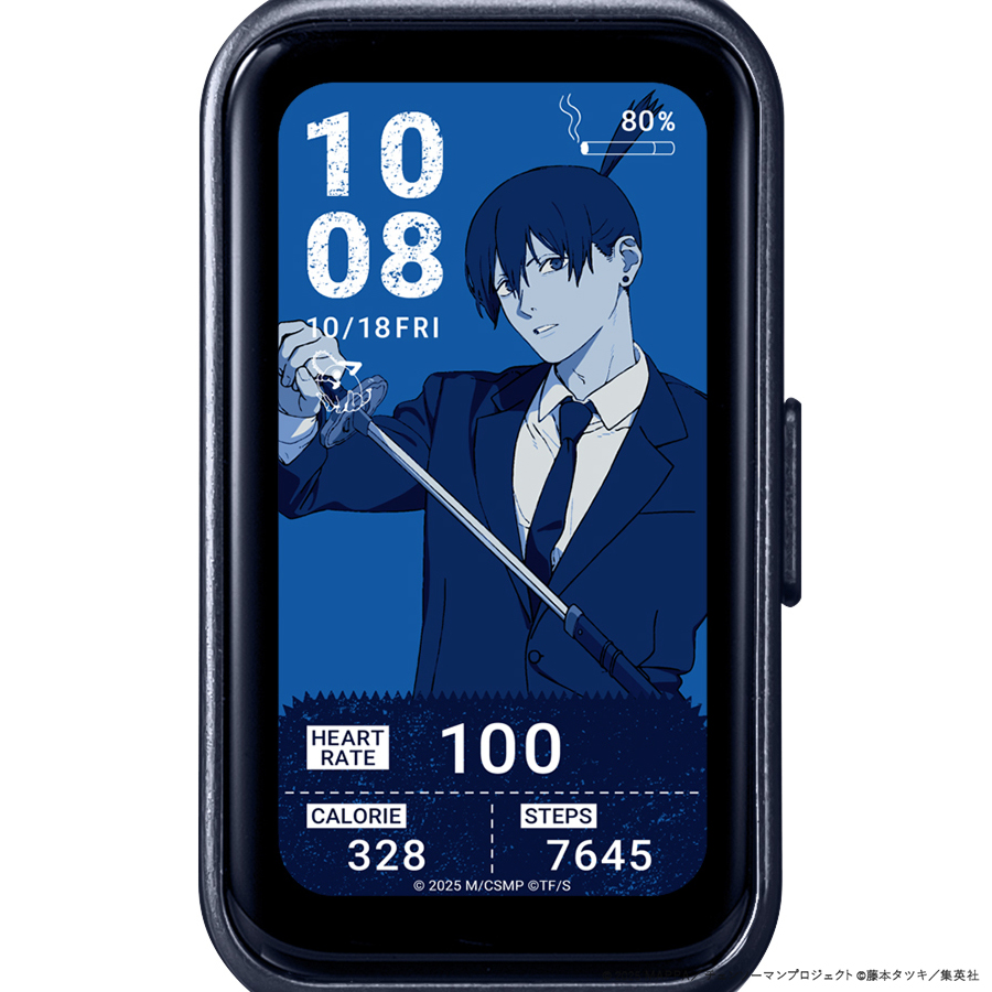 チェンソーマン　スマートウォッチ　早川アキ ギャラック スマートウォッチ チェンソーマン コラボレーションモデル