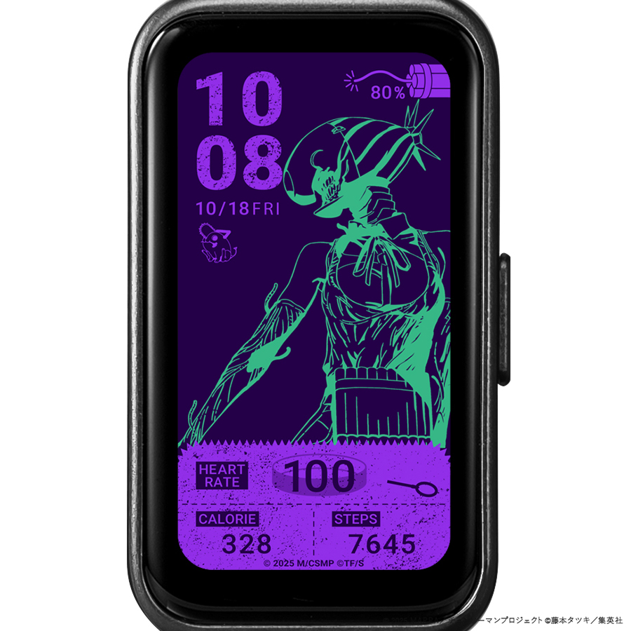 HUAWEI Band ギャラック スマートウォッチ チェンソーマン