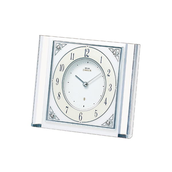 SEIKO（セイコー） エムブレム 置き時計 HW588W クオーツ 電池式