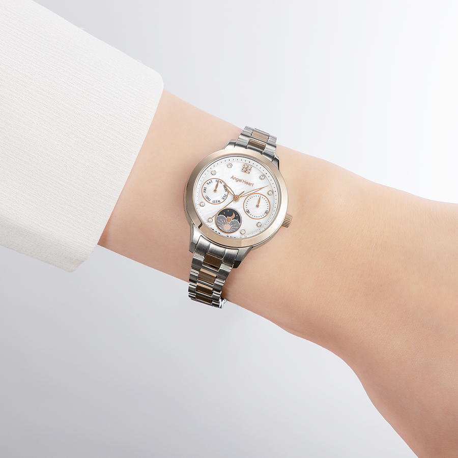 エンジェルハート 20周年記念モデル イノセントタイム サン&ムーン IT30PS レディース 腕時計 クオーツ 電池式 パールダイヤル | ANGEL HEART | 07