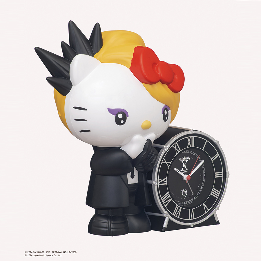 ！27日迄セール！【YOSHIKITTY】おしゃべり目覚まし時計 JF385A SEIKO yoshikitty ヨシキティ おしゃべり目覚まし時計 JF385A