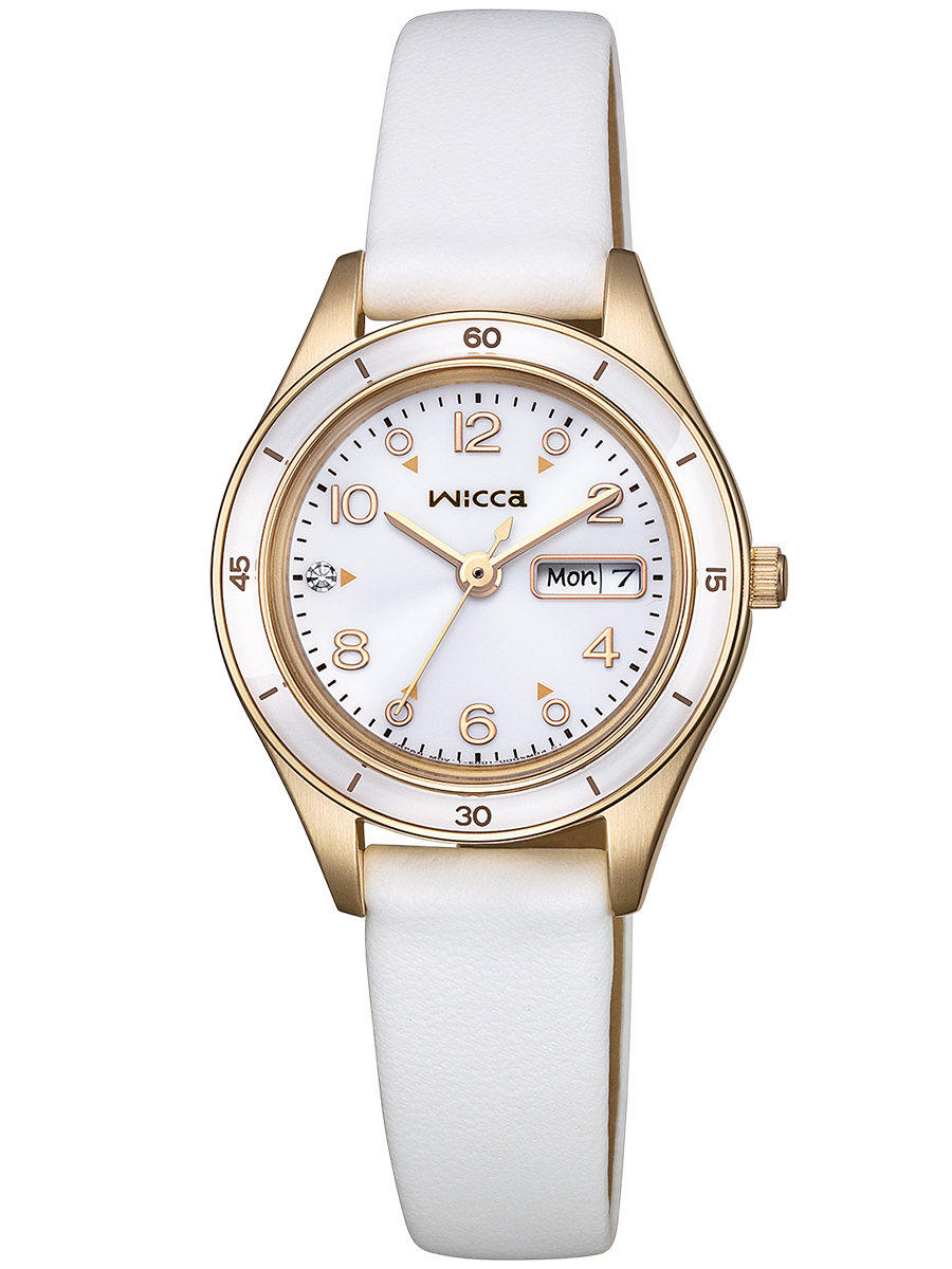 【新品】シチズン CITIZEN wicca 腕時計 レディース KH3-720-10 ACTIVE LINE ソーラーテック（E001-00Z） シルバーxホワイト アナログ表示 wicca（ウィッカ） 4月16日発売 シチズン アクティブライン KH3-720-10