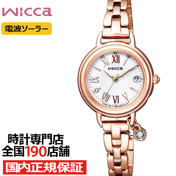 超美品】Wicca ローズゴールド 時計 KL0-561-15 本体