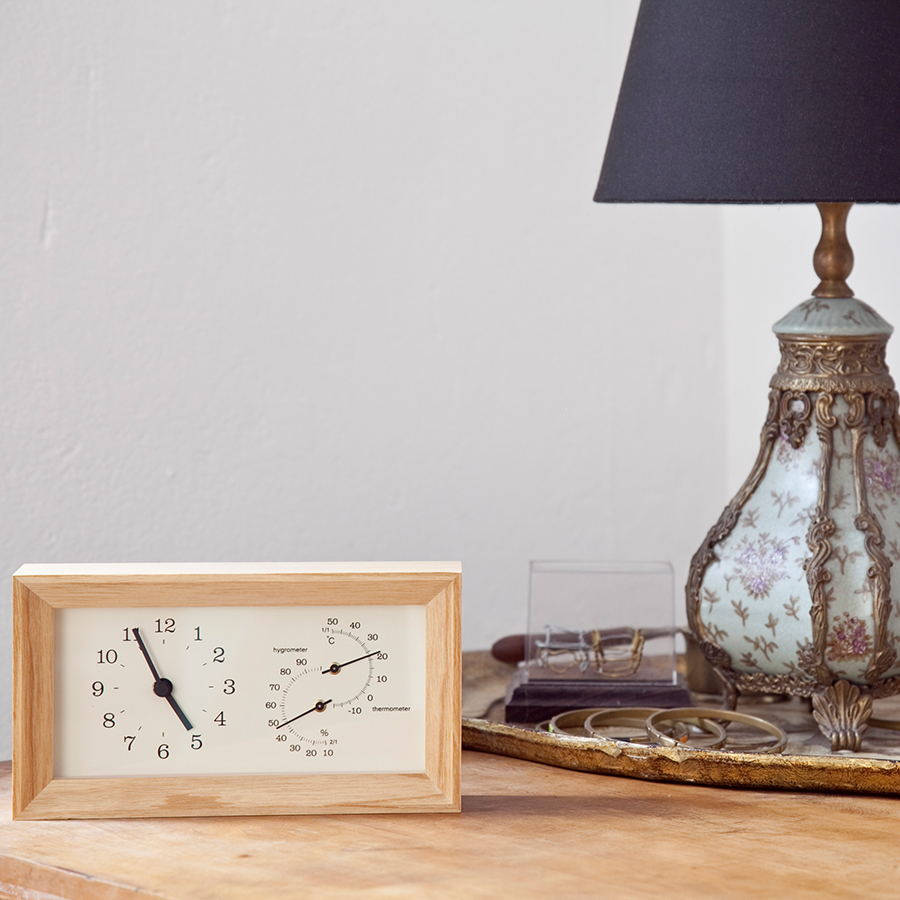 Lemnos（レムノス） タカタレムノス 置き時計 プレイン フレーム 温