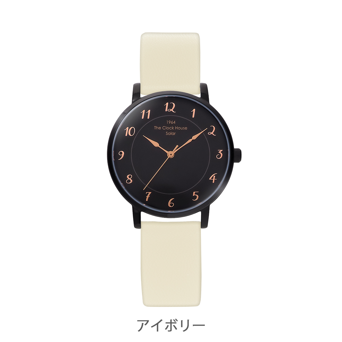 選べる ザ・クロックハウス カスタマイズウォッチ フレンチカジュアル トロワ LCA1006-BK1 レディース 腕時計 ソーラー 革ベルト ブラック | THE CLOCK HOUSE | 21