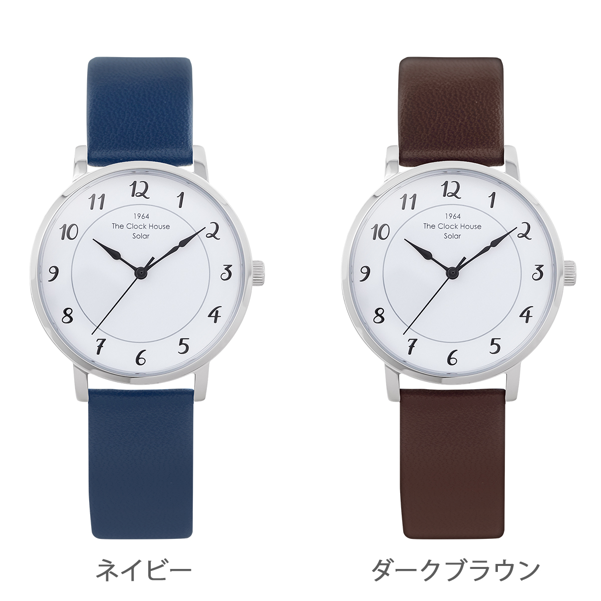 選べる ザ・クロックハウス カスタマイズウォッチ フレンチカジュアル トロワ LCA1006-WH1 レディース 腕時計 ソーラー 革ベルト ホワイト | THE CLOCK HOUSE | 15