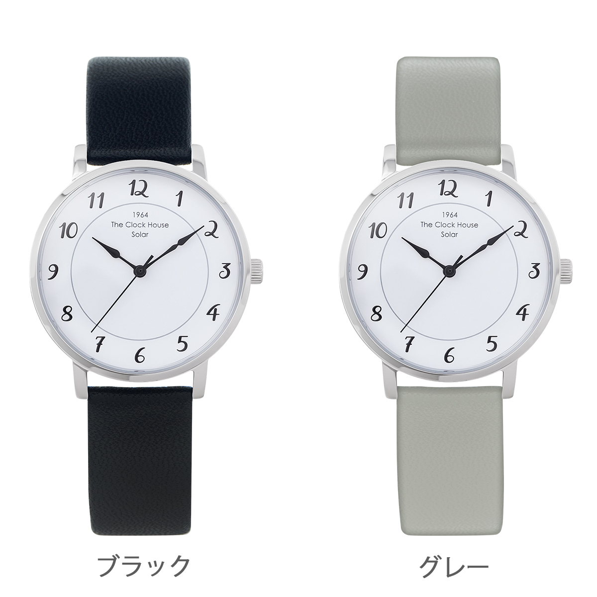 選べる ザ・クロックハウス カスタマイズウォッチ フレンチカジュアル トロワ LCA1006-WH1 レディース 腕時計 ソーラー 革ベルト ホワイト | THE CLOCK HOUSE | 16