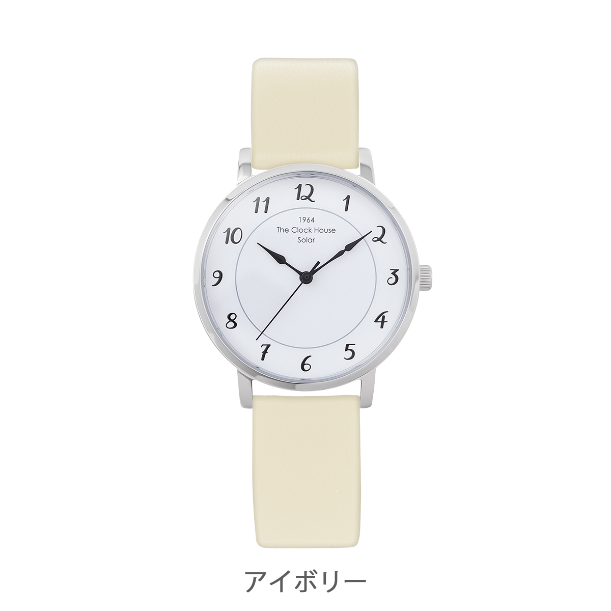 選べる ザ・クロックハウス カスタマイズウォッチ フレンチカジュアル トロワ LCA1006-WH1 レディース 腕時計 ソーラー 革ベルト ホワイト | THE CLOCK HOUSE | 17