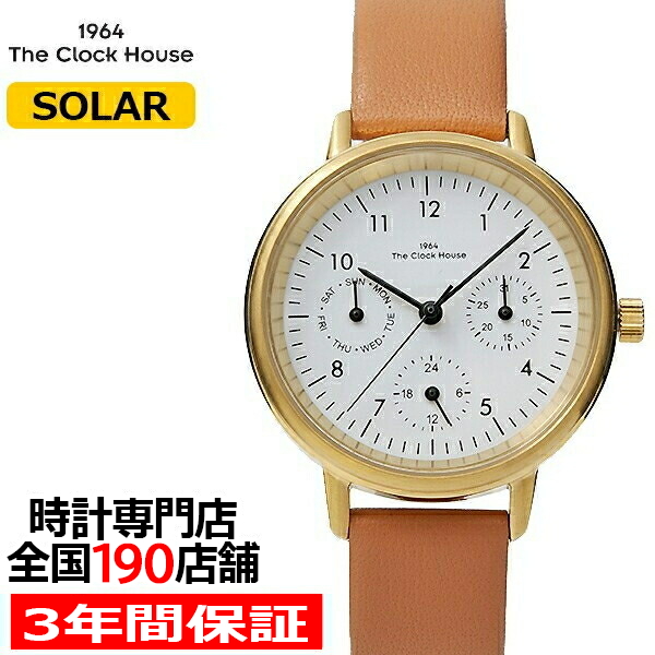 The Clock Houseソーラー腕時計 レディース THE CLOCK HOUSE レディースウォッチ | 時計専門店ザ・クロック