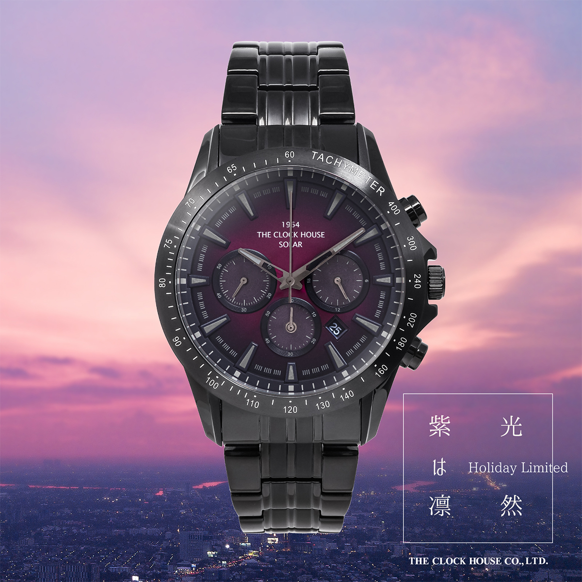 THE CLOCK HOUSE（ザ・クロックハウス） ソーラー クロノグラフ 2025
