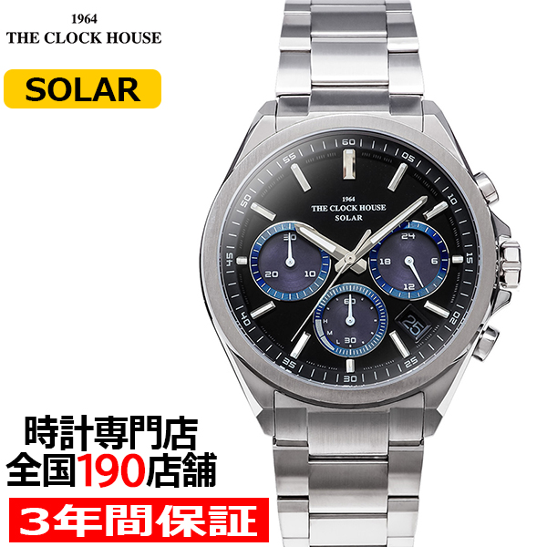 THE CLOCK HOUSE（ザ・クロックハウス） エッジ ソーラー クロノグラフ