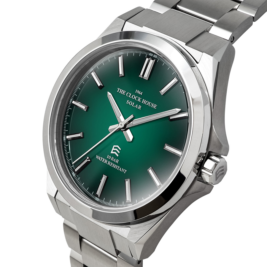 THE CLOCK HOUSE（ザ・クロックハウス） エッジ ソーラー 3針