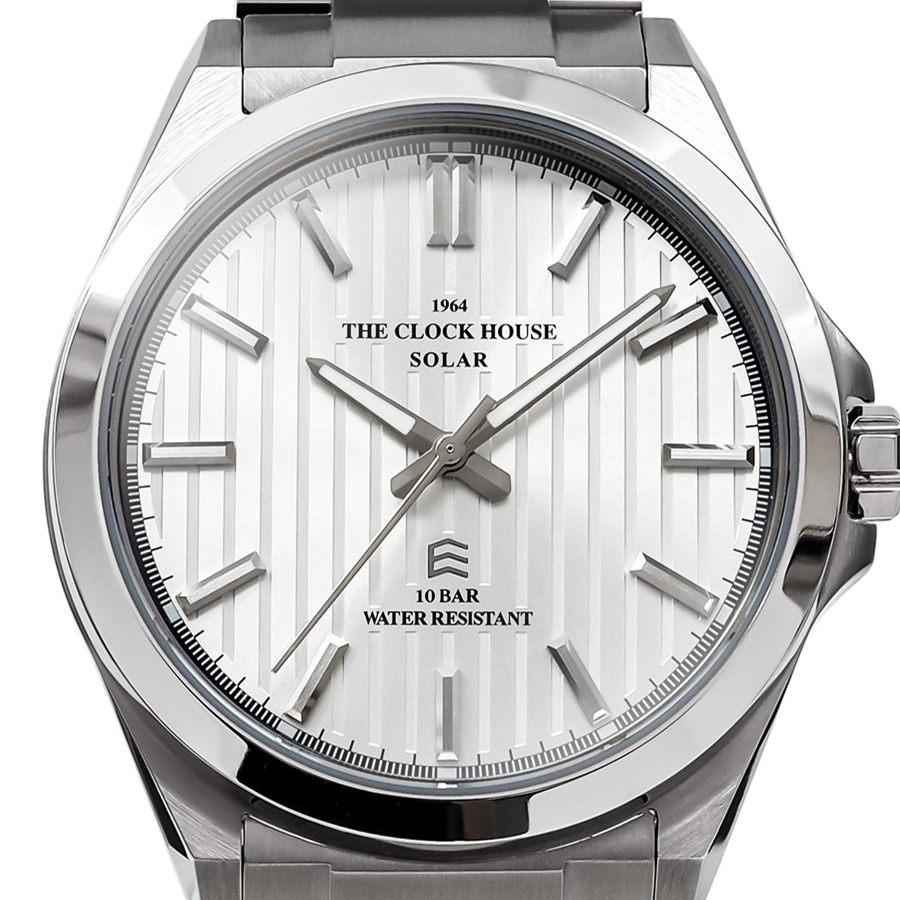 THE CLOCK HOUSE（ザ・クロックハウス） エッジ ソーラー 3針