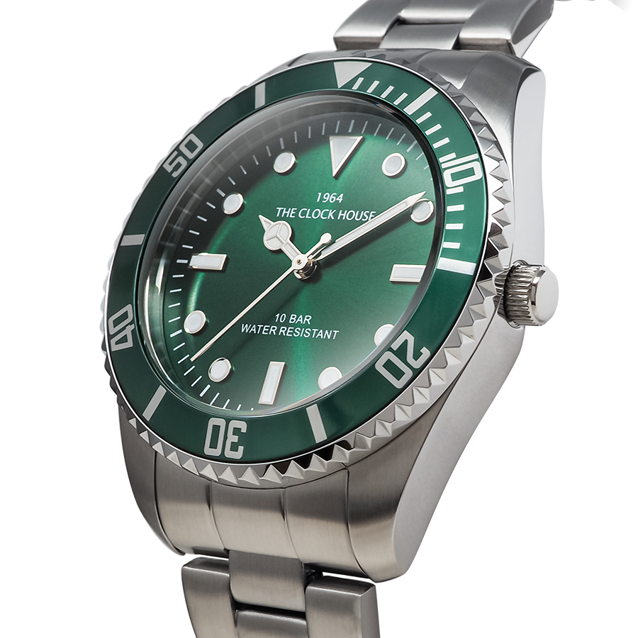 THE CLOCK HOUSE（ザ・クロックハウス） ダイバーズデザイン グリーン