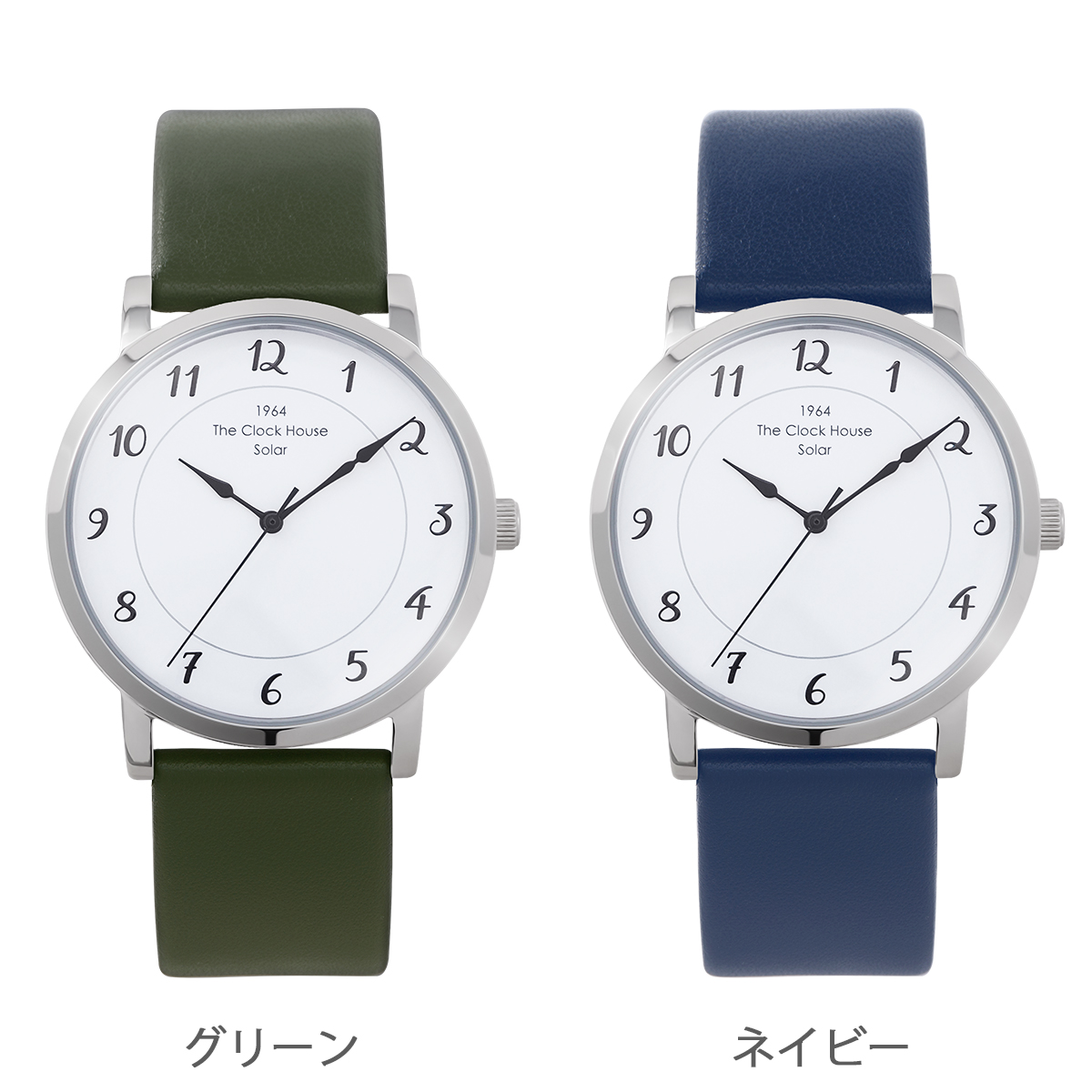 選べる ザ・クロックハウス カスタマイズウォッチ フレンチカジュアル トロワ MCA1006-WH1 メンズ 腕時計 ソーラー 革ベルト ホワイト | THE CLOCK HOUSE | 13