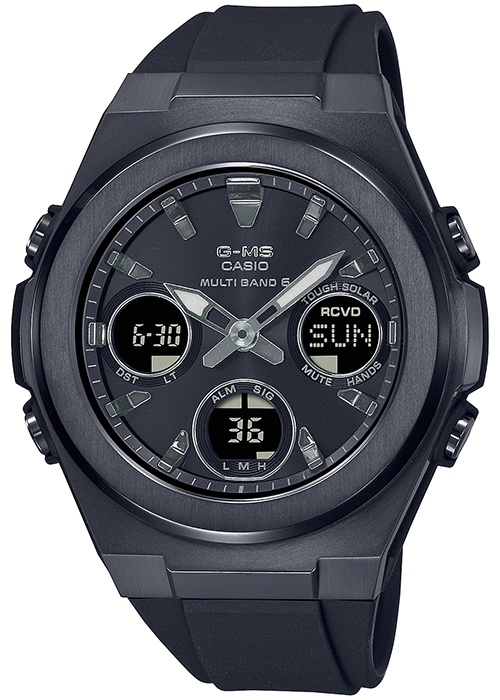 BABY-G ベビージー G-MS ジーミズ MSG-W600G-1A2JF レディース 腕時計 電波 ソーラー アナデジ ブラック 国内正規品 カシオ