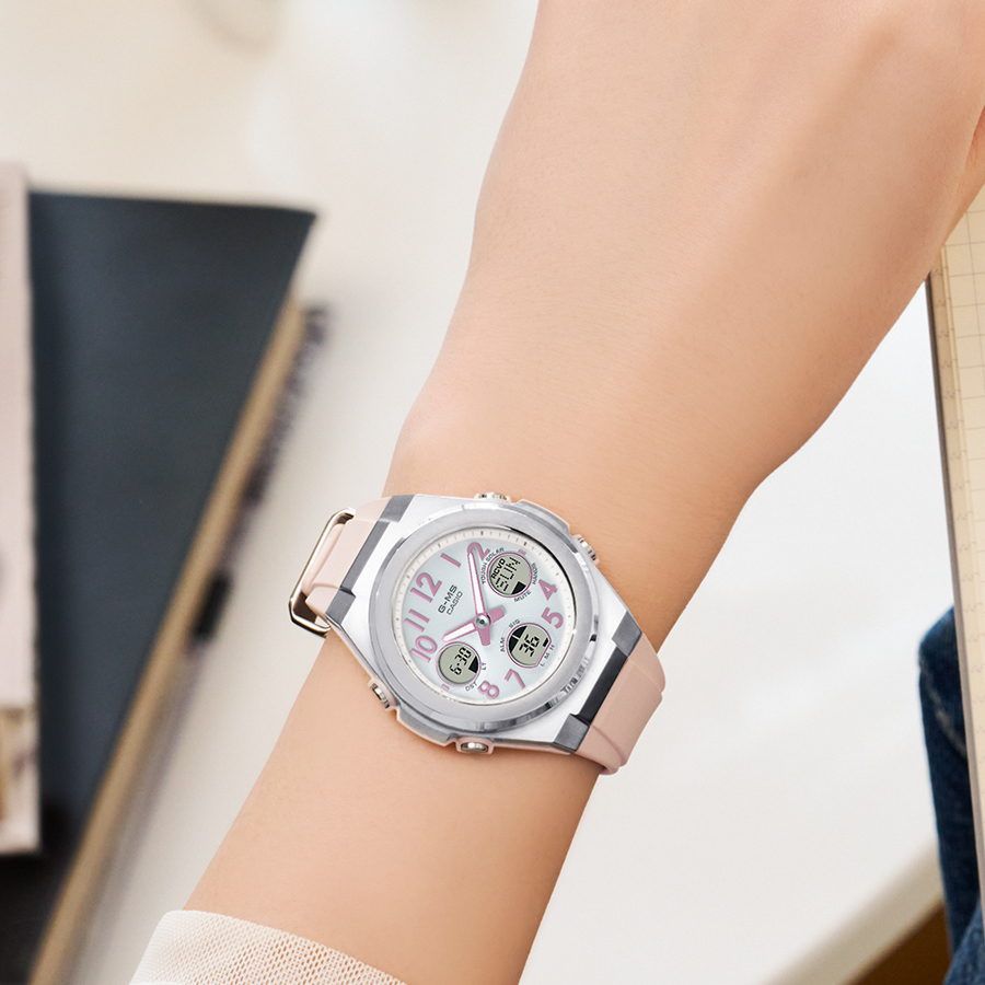 【美品】カシオ BABY-G G-MS BABY-G G-MS ジーミズ MSG-W610-4AJF レディース 腕時計 電波