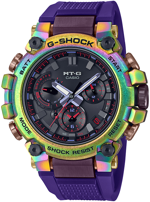 G-SHOCK MT-G オーロラオーバル MTG-B3000PRB-1AJR メンズ 腕時計 電波ソーラー Bluetooth アナログ 国内正規品  カシオ