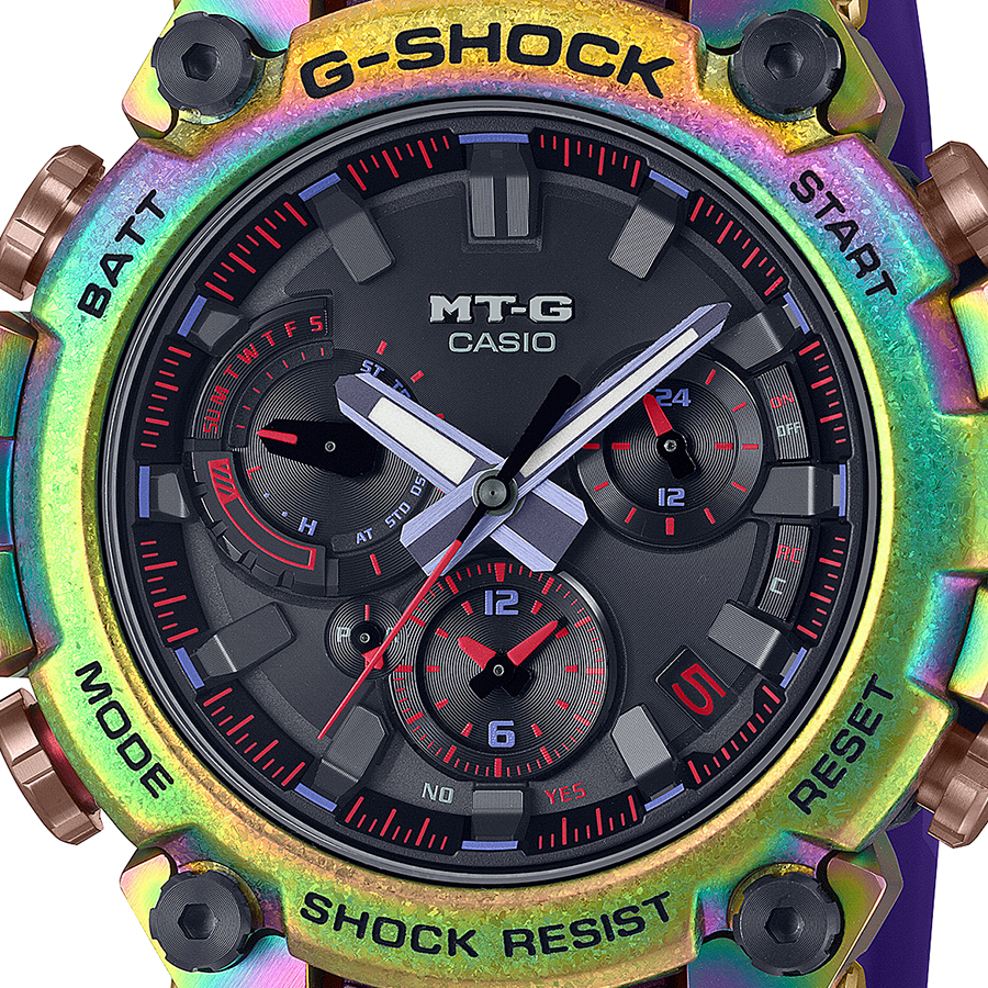 G-SHOCK MT-G オーロラオーバル MTG-B3000PRB-1AJR メンズ 腕時計 電波ソーラー Bluetooth アナログ 国内正規品  カシオ