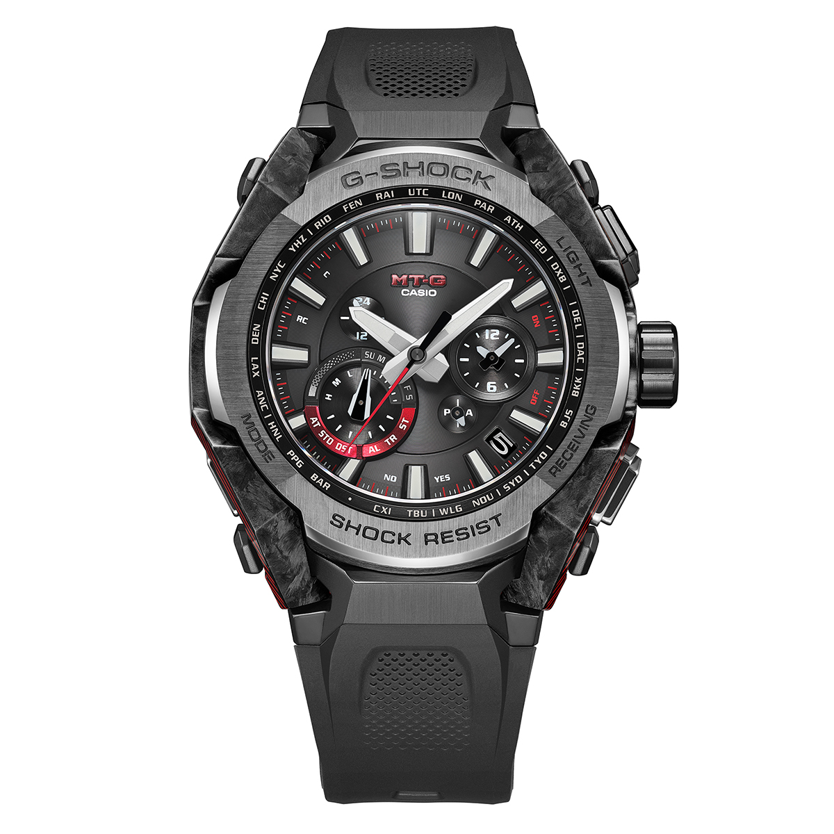 5月15日発売 G-SHOCK MT-G MTG-B4000シリーズ MTG-B4000B-1AJF メンズ 腕時計 電波ソーラー Bluetooth アナログ ブラックIP 日本製 国内正規品 カシオの画像