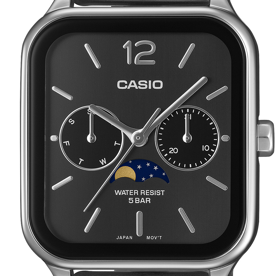 スタンダード（CASIO） カシオ コレクション 角型 ムーンフェイズ MTP