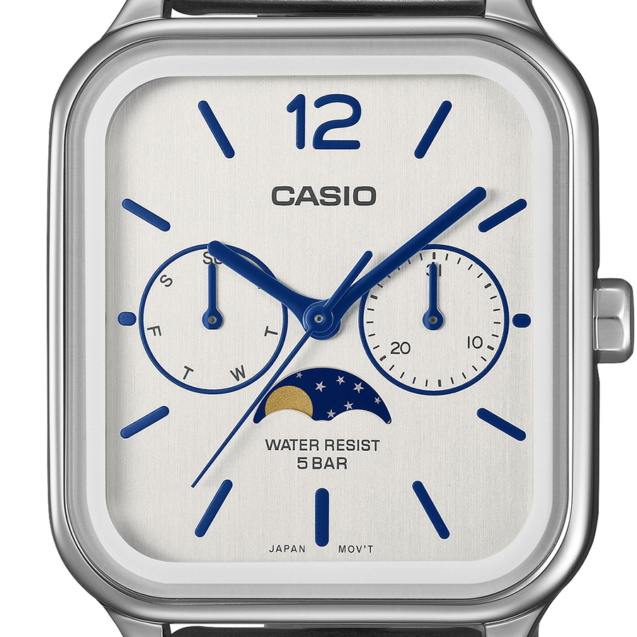 スタンダード(CASIO) カシオ コレクション 角型 ムーンフェイズ MTP スタンダード(CASIO) カシオ コレクション 角型 ムーンフェイズ MTP