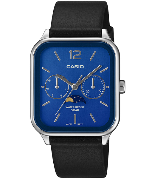 【限定特価】CASIO カシオ MTP-M305L-7A アナログウォッチ Casio MTP-M305L-7A White Analog Moon Phase Classic Lunar Design