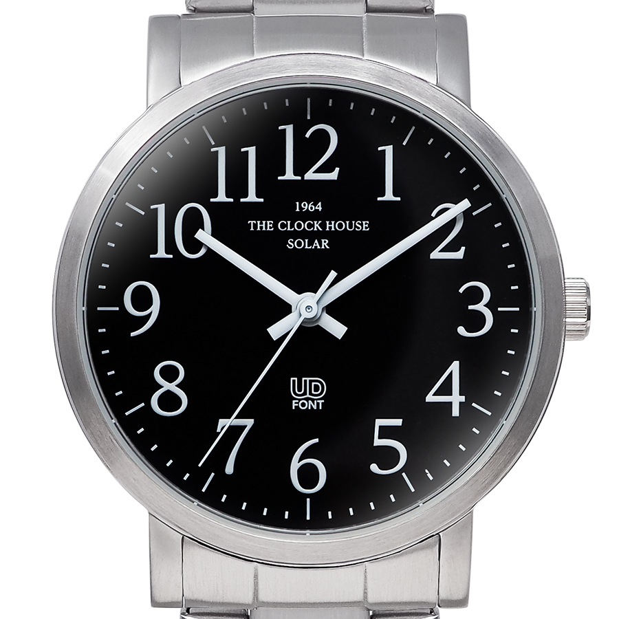ザ・クロックハウス UD ユーディー 36mm MUD1002-BK1A メンズ レディース 腕時計 ソーラー 3針 ブラックダイヤル | THE CLOCK HOUSE | 02