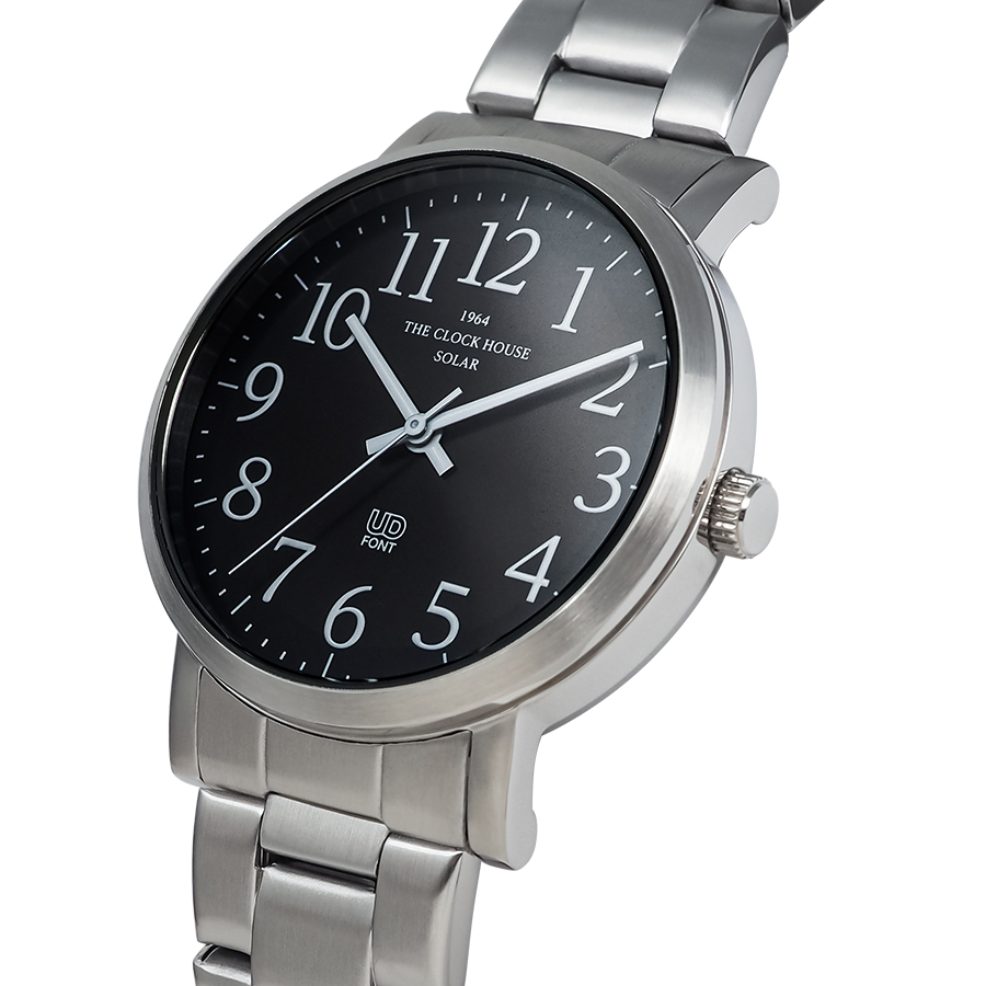 ザ・クロックハウス UD ユーディー 36mm MUD1002-BK1A メンズ レディース 腕時計 ソーラー 3針 ブラックダイヤル | THE CLOCK HOUSE | 03