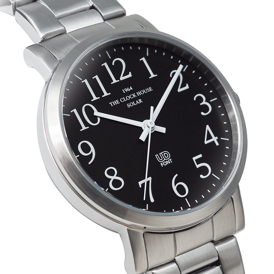 ザ・クロックハウス UD ユーディー 36mm MUD1002-BK1A メンズ レディース 腕時計 ソーラー 3針 ブラックダイヤル | THE CLOCK HOUSE | 04