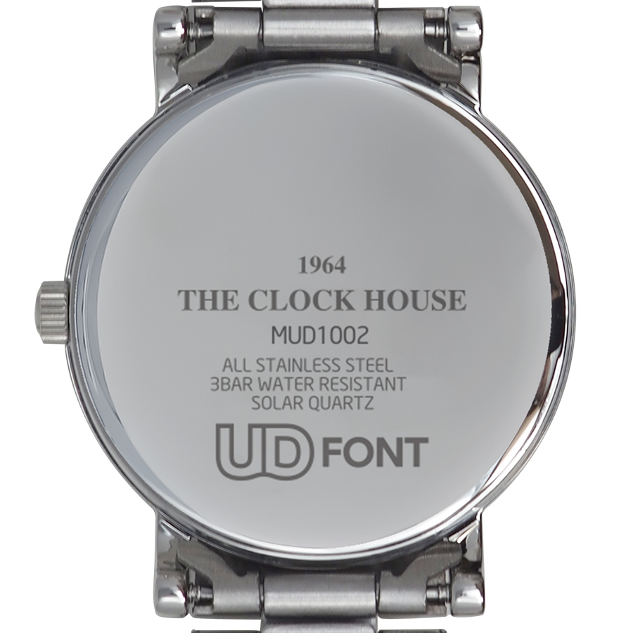 ザ・クロックハウス UD ユーディー 36mm MUD1002-BK1A メンズ レディース 腕時計 ソーラー 3針 ブラックダイヤル | THE CLOCK HOUSE | 07