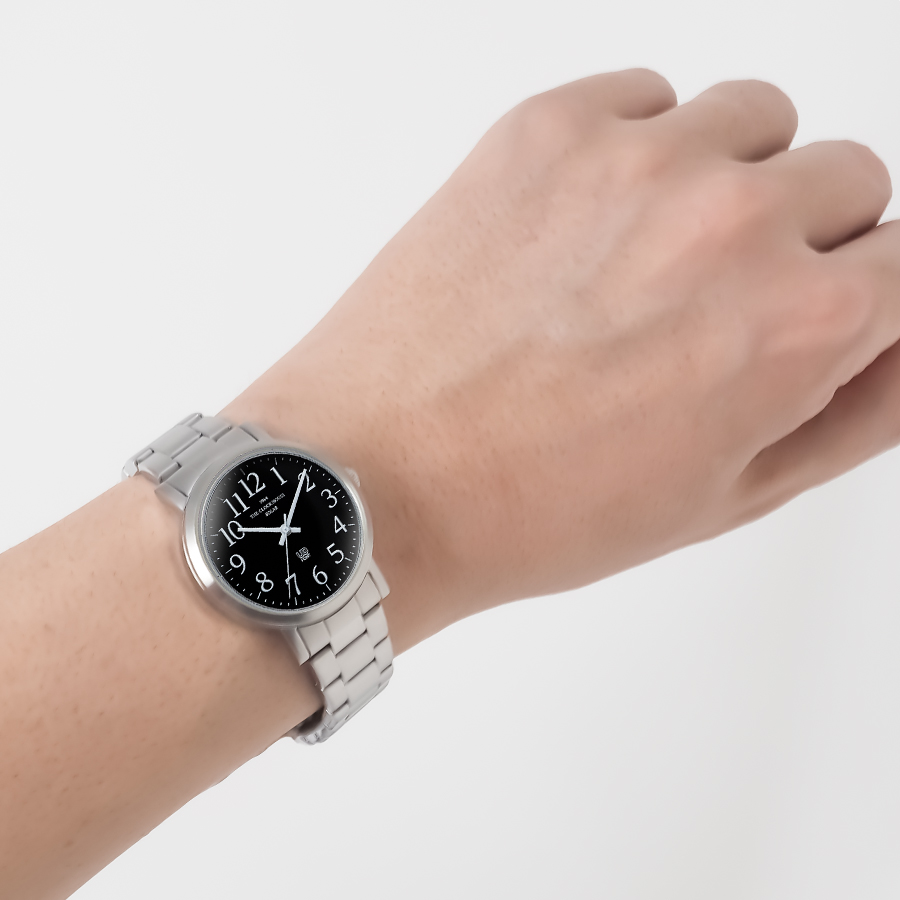 ザ・クロックハウス UD ユーディー 36mm MUD1002-BK1A メンズ レディース 腕時計 ソーラー 3針 ブラックダイヤル | THE CLOCK HOUSE | 09
