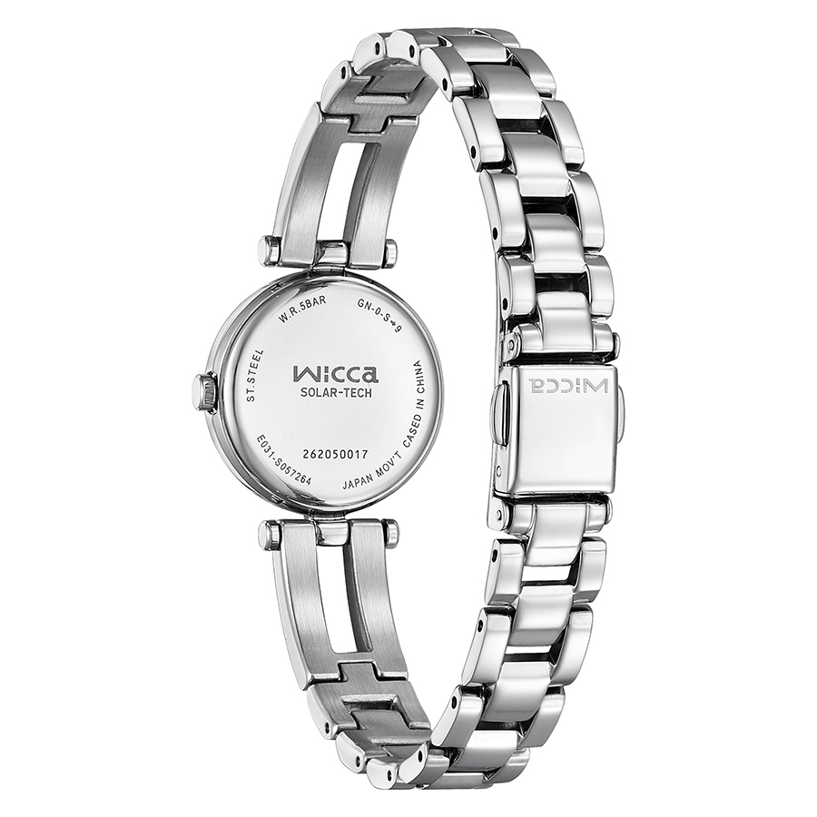 wicca（ウィッカ） シチズン ソーラー ハーフバングル NA15-1571C