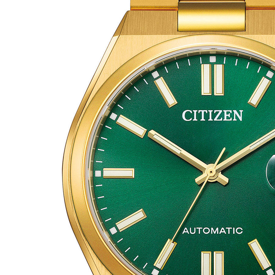 CITIZEN 自動巻き 腕時計 グリーン LIGHT in BLACK」2022 GREEN EDITIONが登場、光を受けて成長する