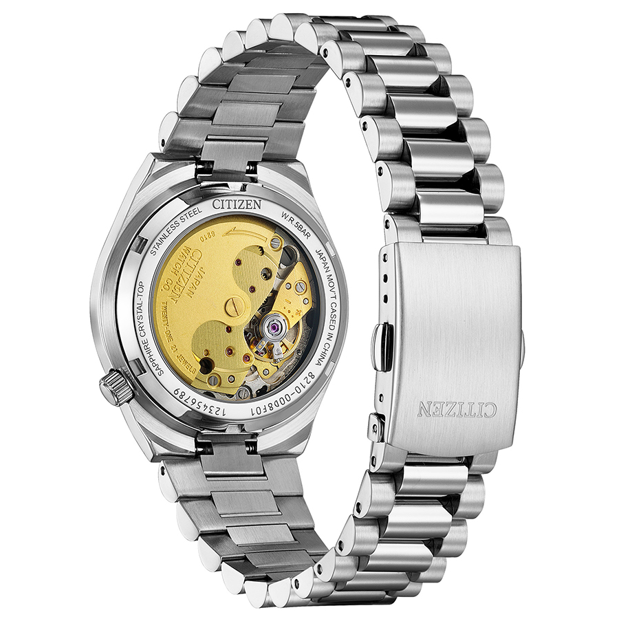 シチズンコレクション TSUYOSA Collection ツヨサ 37mm グレーブルー NJ0200-50M メンズ 腕時計 メカニカル 機械式 自動巻き 3針 日付の画像