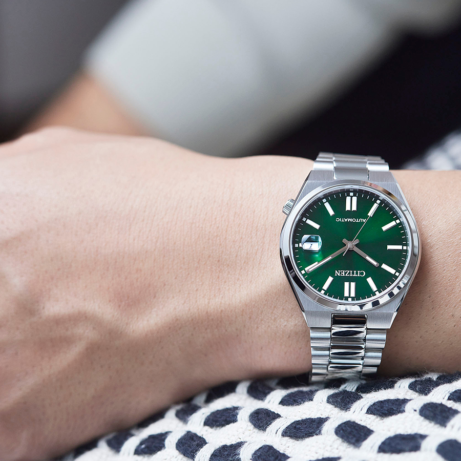 CITIZEN シチズン Tsuyosa ミントグリーン 自動巻 メンズ腕時計 シチズンコレクション ツヨサ グリーン NJ0150-81X メンズ