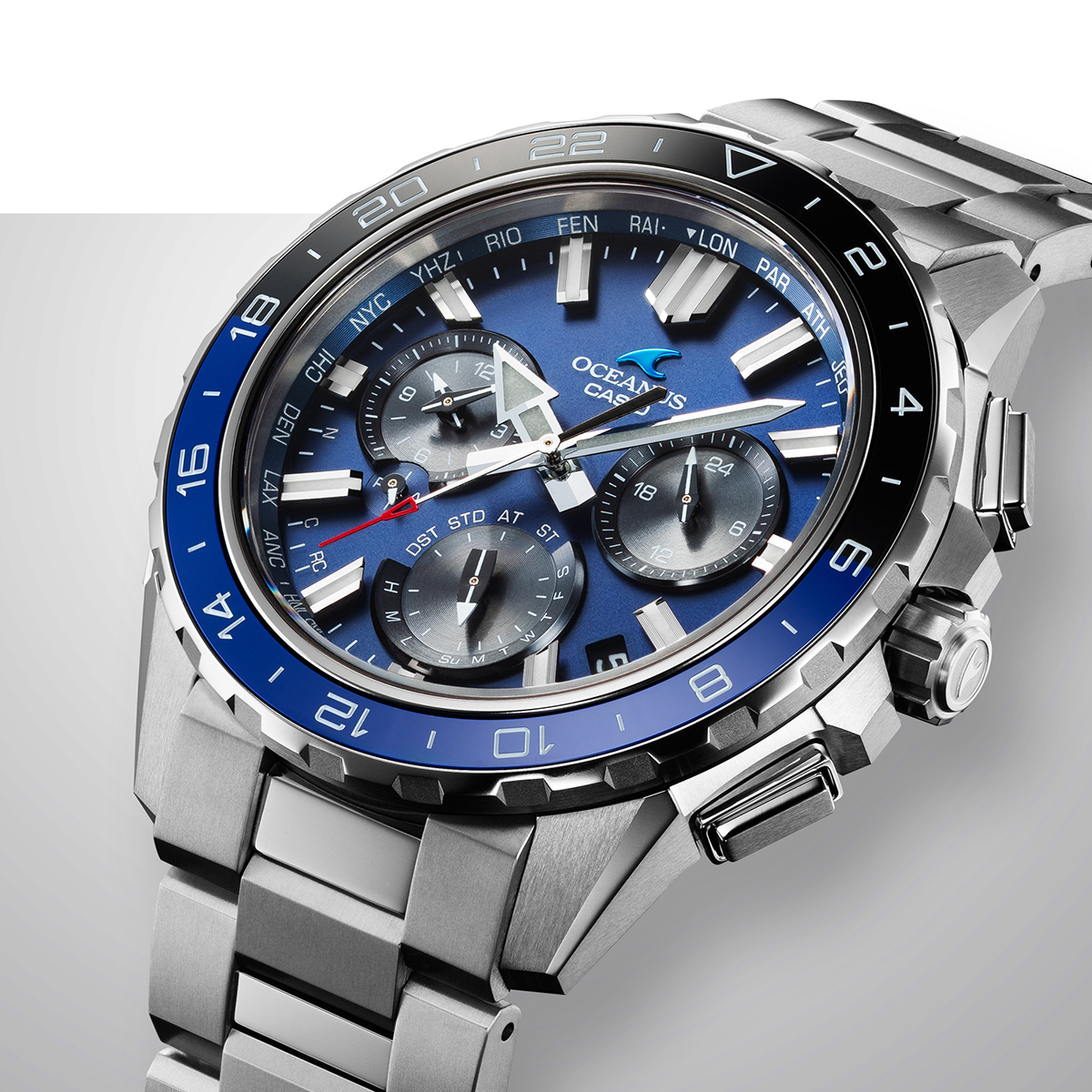 OCEANUS 10月16日発売 オシアナス カシャロ ワールドタイム OCW-P3000