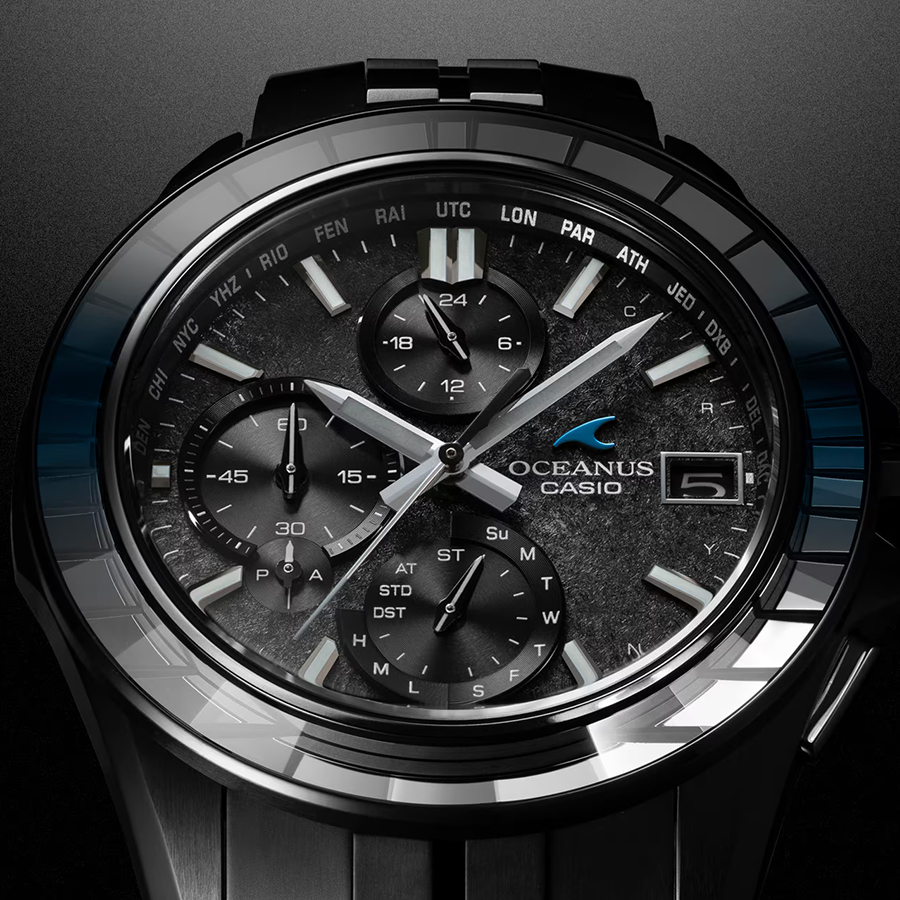 OCEANUS マンタ1400 OCEANUS 11月14日発売 オシアナス マンタ S7000 限定モデル 江戸切子