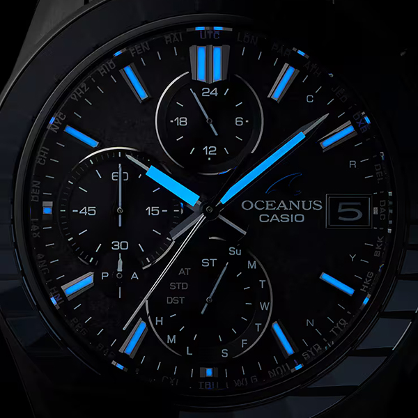 OCEANUS 11月14日発売 オシアナス マンタ S7000 限定モデル 江戸切子