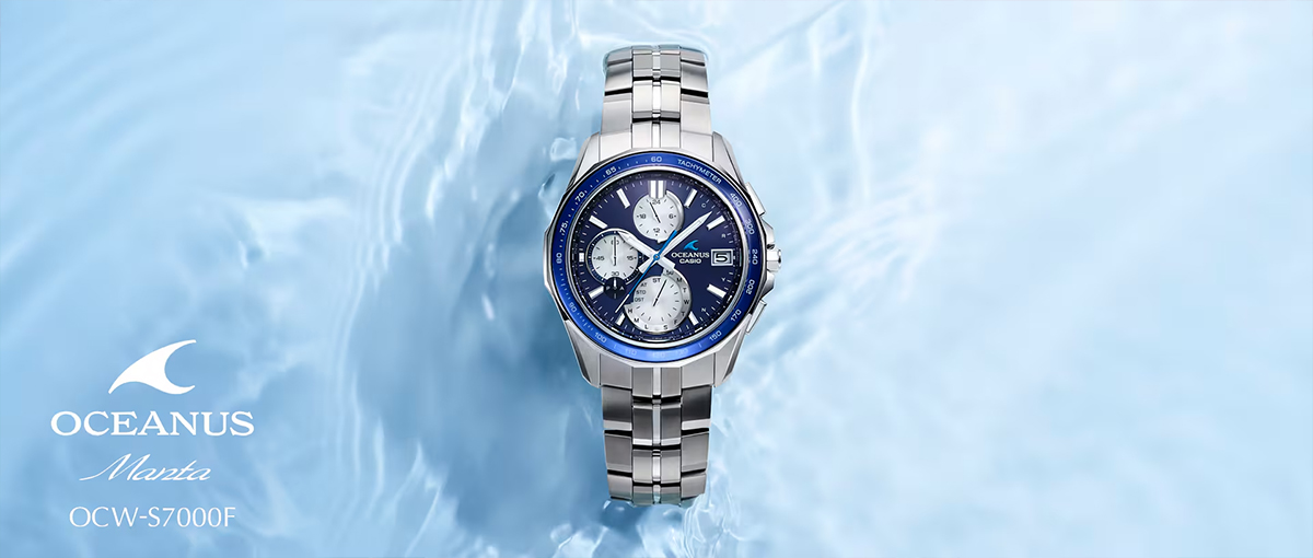 OCEANUS オシアナス マンタ S7000 ブルー OCW-S7000F-2AJF メンズ