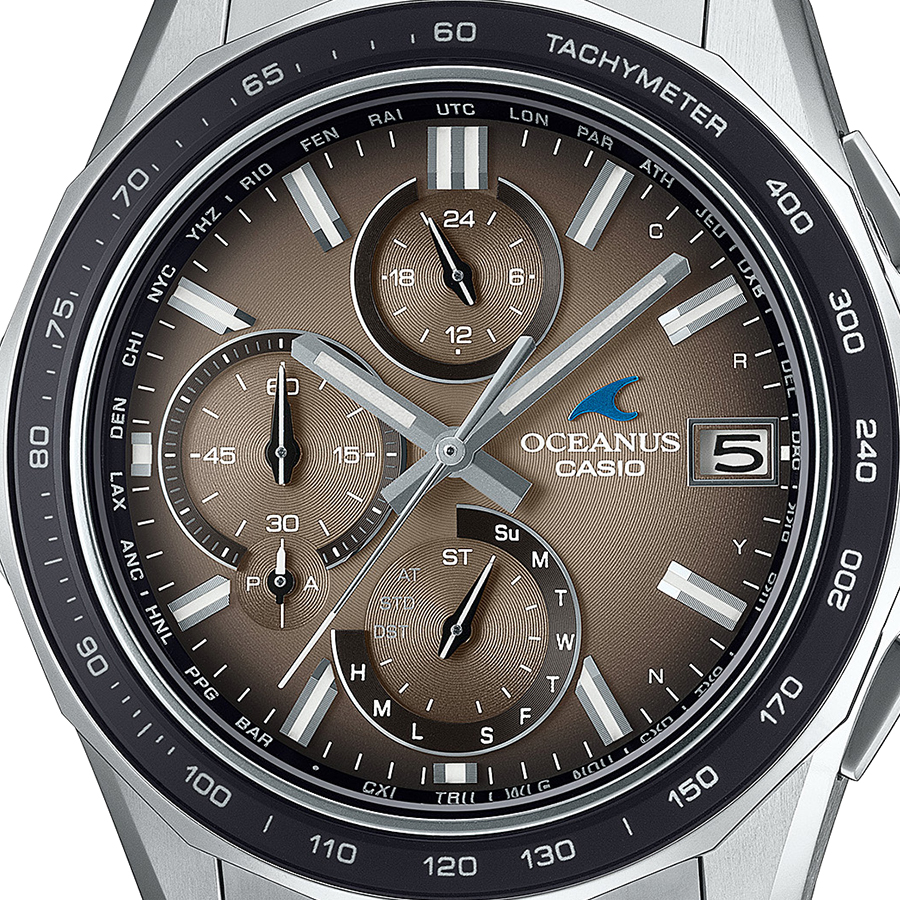 OCEANUS 腕時計、懐中時計（腕時計表示機能：タキメーター