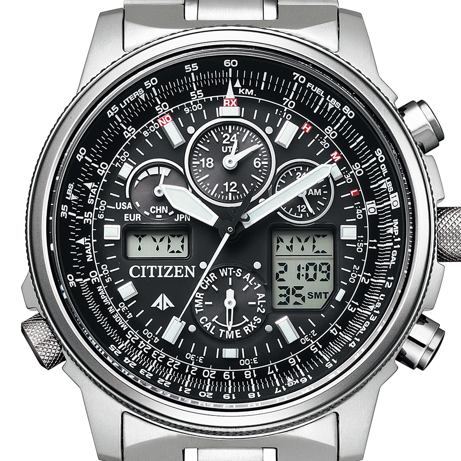 PROMASTER シチズン プロマスター スカイシリーズ アナデジ パイロット