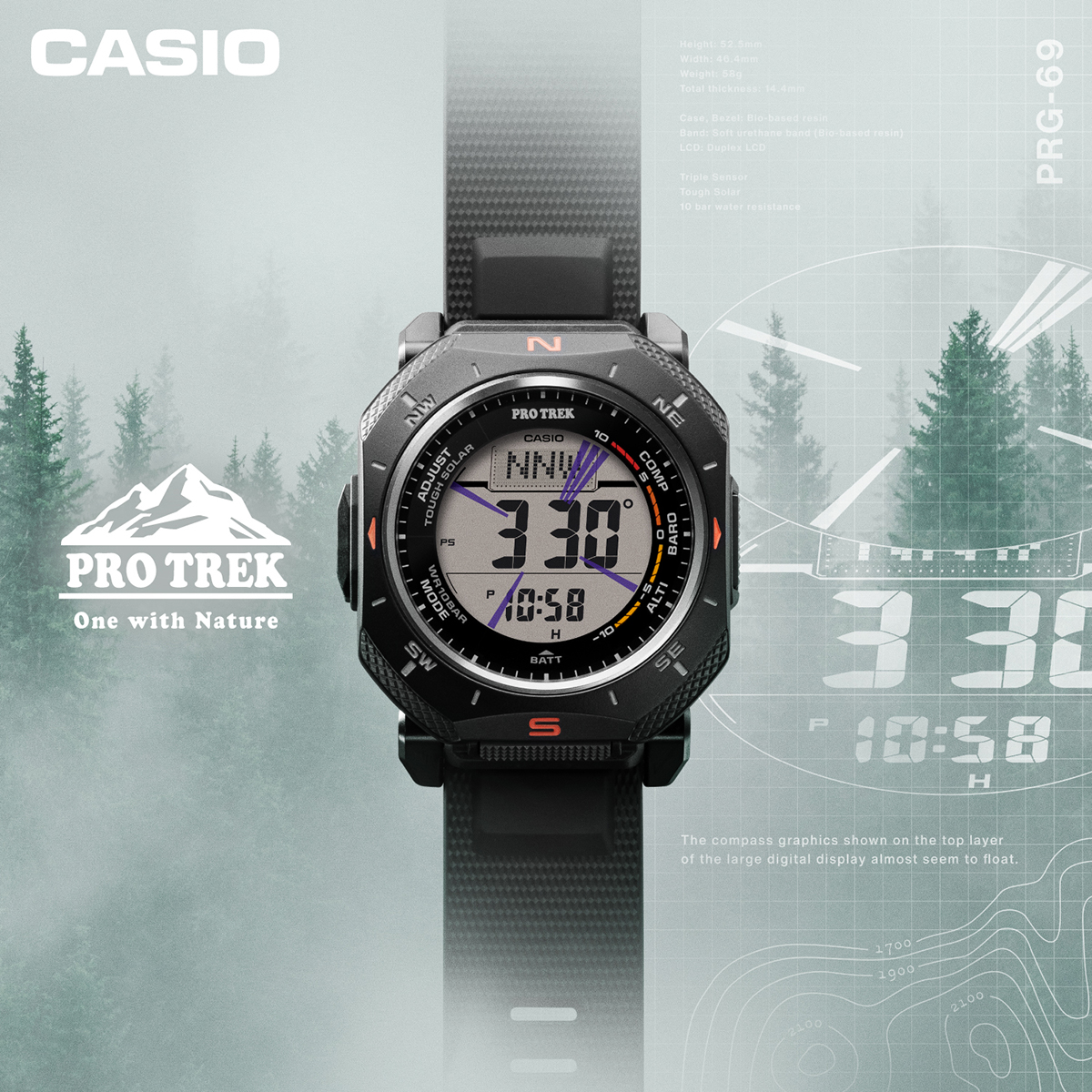 PRO TREK プロトレック クライマーライン PRG-69-1JF メンズ 腕時計