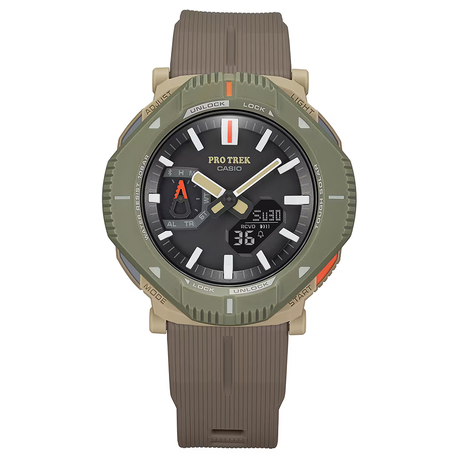 あしはら　PRO TREK PRJ-B001-7JF グレー プロトレック ハイカーライン PRJ-B001-7JF メンズ ソーラー
