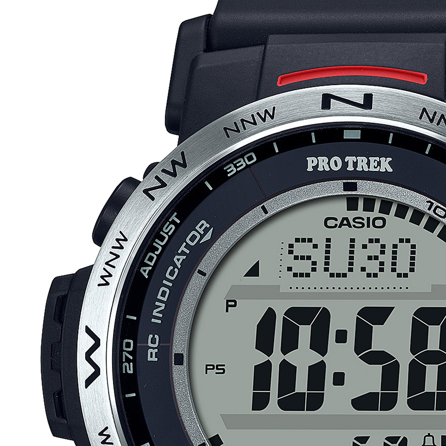 プロトレック CLIMBER LINE クライマーライン デジタルモデル PRW-35-1AJF メンズ 腕時計 電波ソーラー ウレタンバンド 国内正規品 カシオ 関連画像3