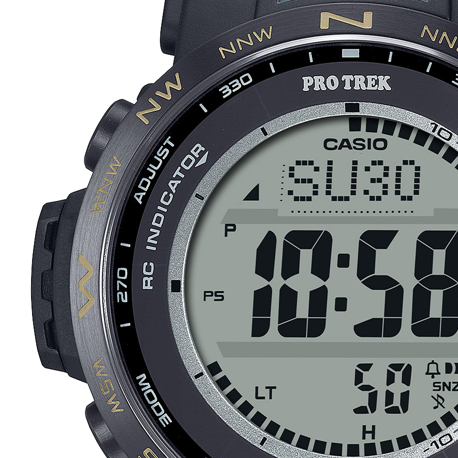 プロトレック クライマーライン 蓄光LCDダイヤル PRW-35LD-5JF メンズ 腕時計 電波ソーラー デジタル ソフトウレタンバンド 国内正規品 カシオ 関連画像3