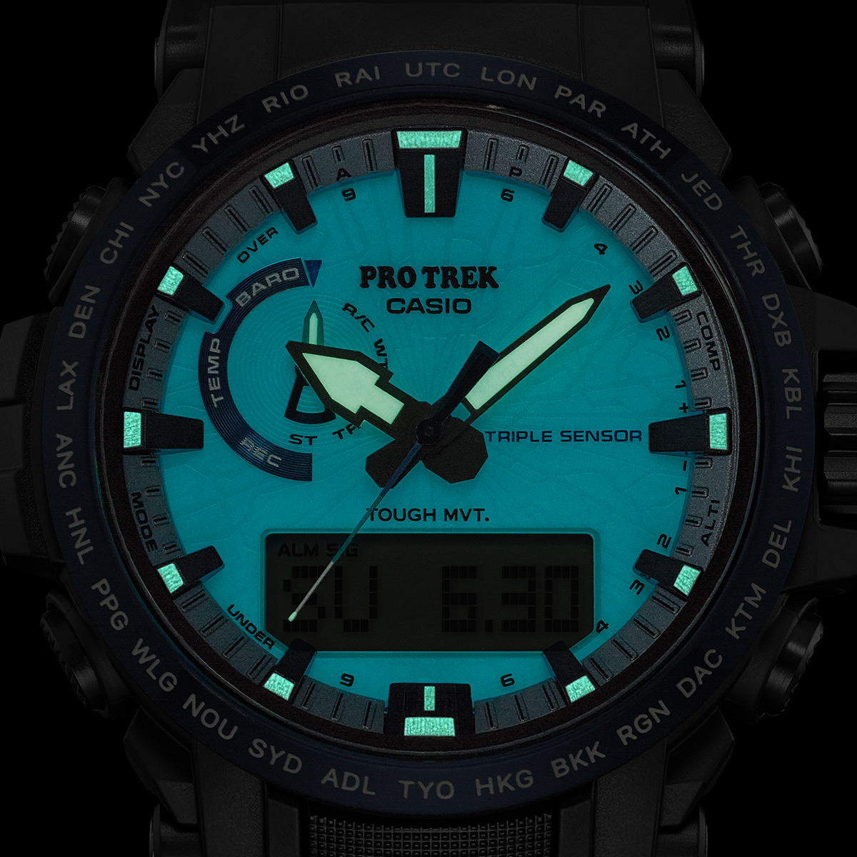 PRO TREK プロトレック クライマーライン 八幡平ドラゴンアイ PRW-61D