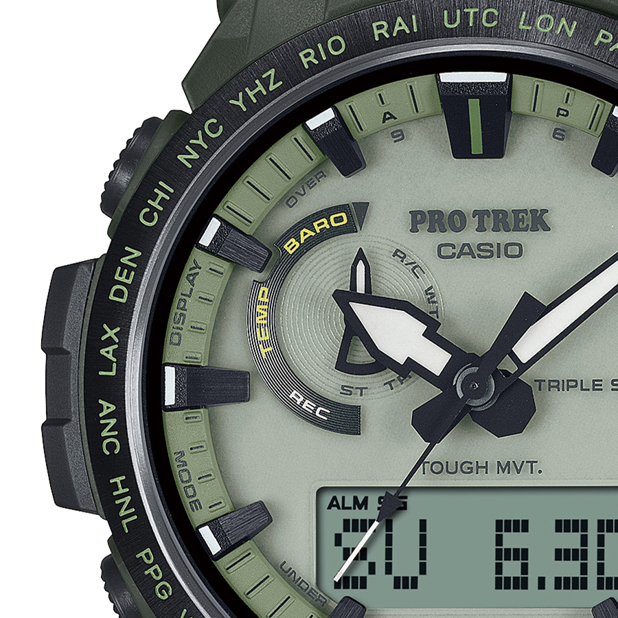 PRO TREK プロトレック クライマーライン 全面蓄光ダイヤル PRW-61LD